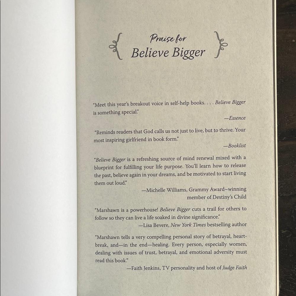 🏷 Believe Bigger Book by Marshawn Evans Daniels NWT - Picture 3 of 7